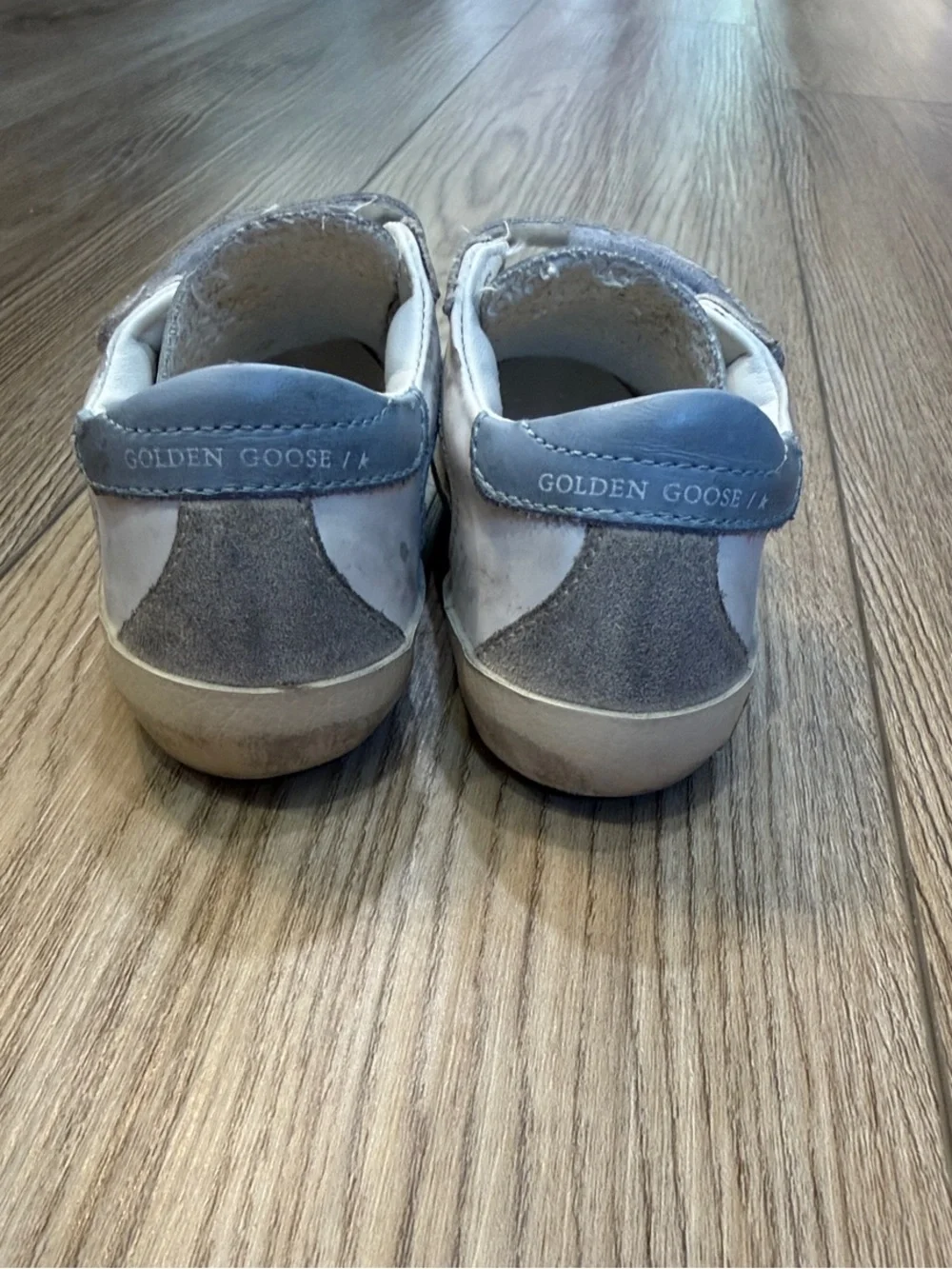 Golden Goose Kids White Sneakers with Glitter Star